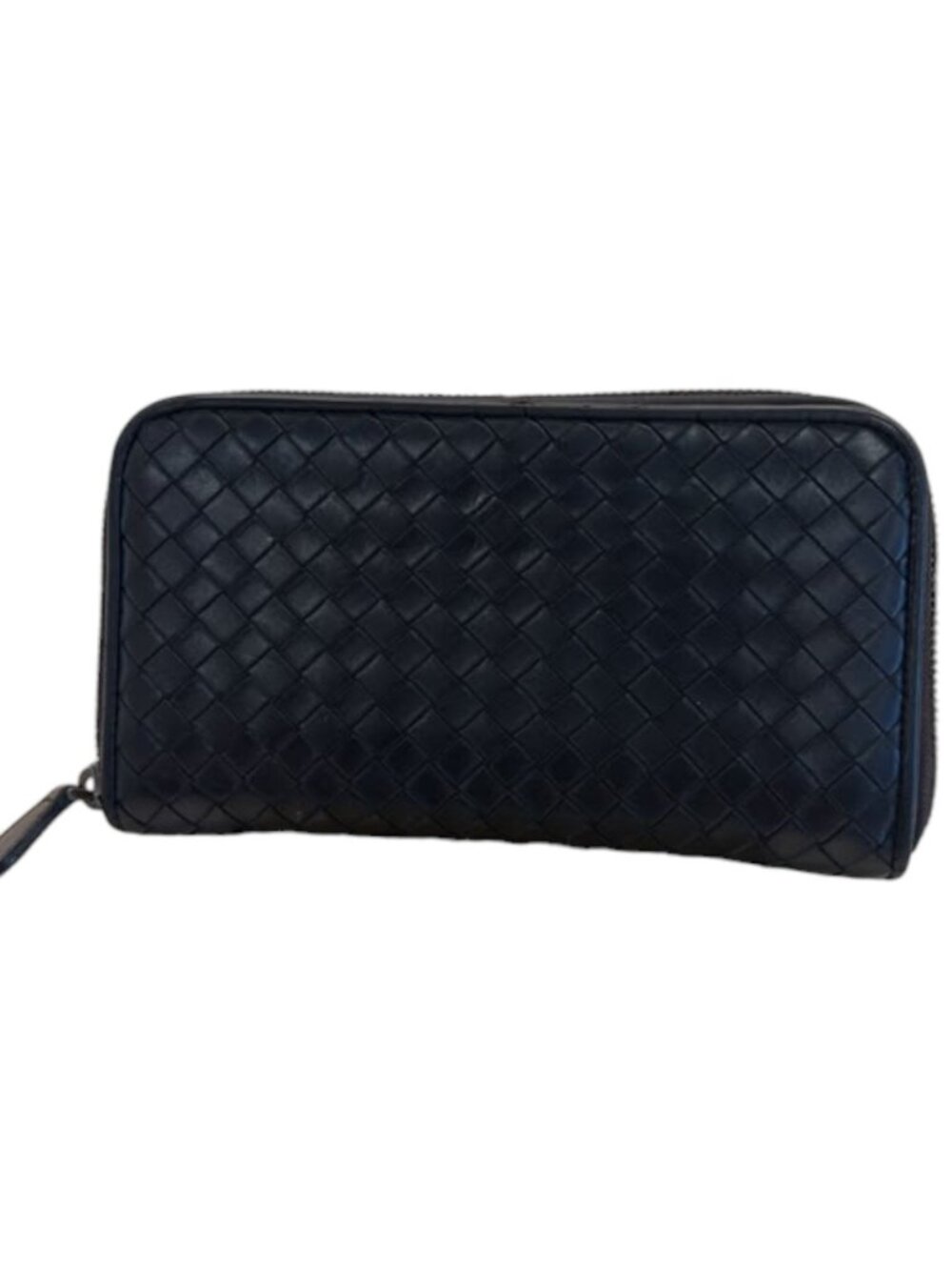 616167CR C1 Bottega Veneta Wallet Long Black Leather